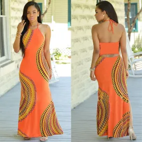 Tie Back Maxi Dress