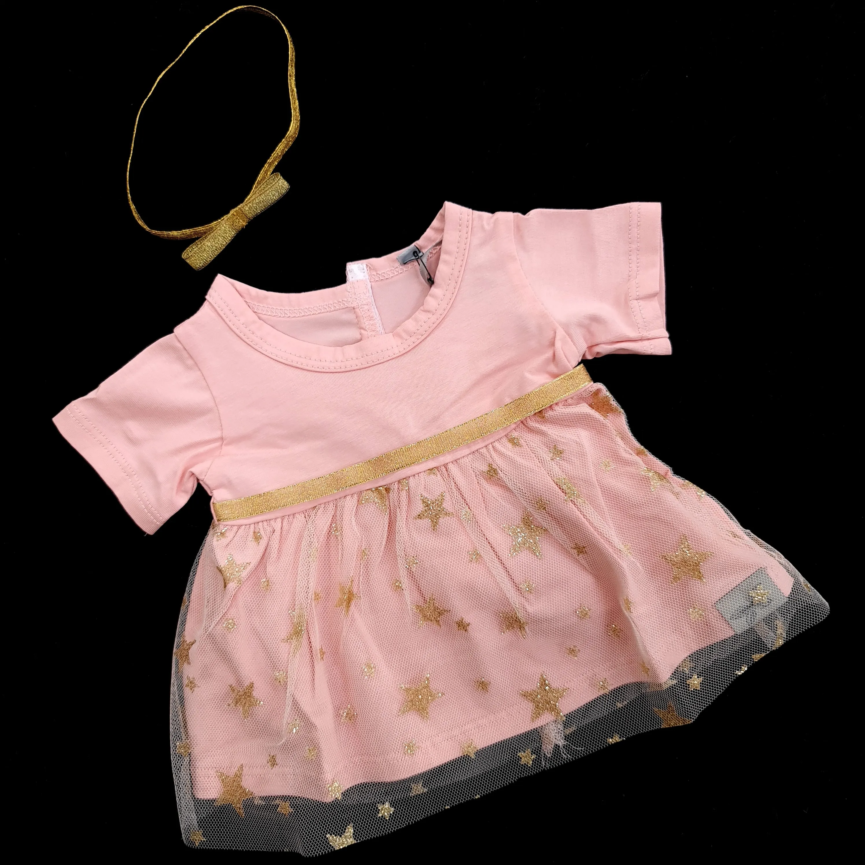 Tutu dress with headband ( 3 doll sizes for 12 to 20 inches / 30 to 50cm)