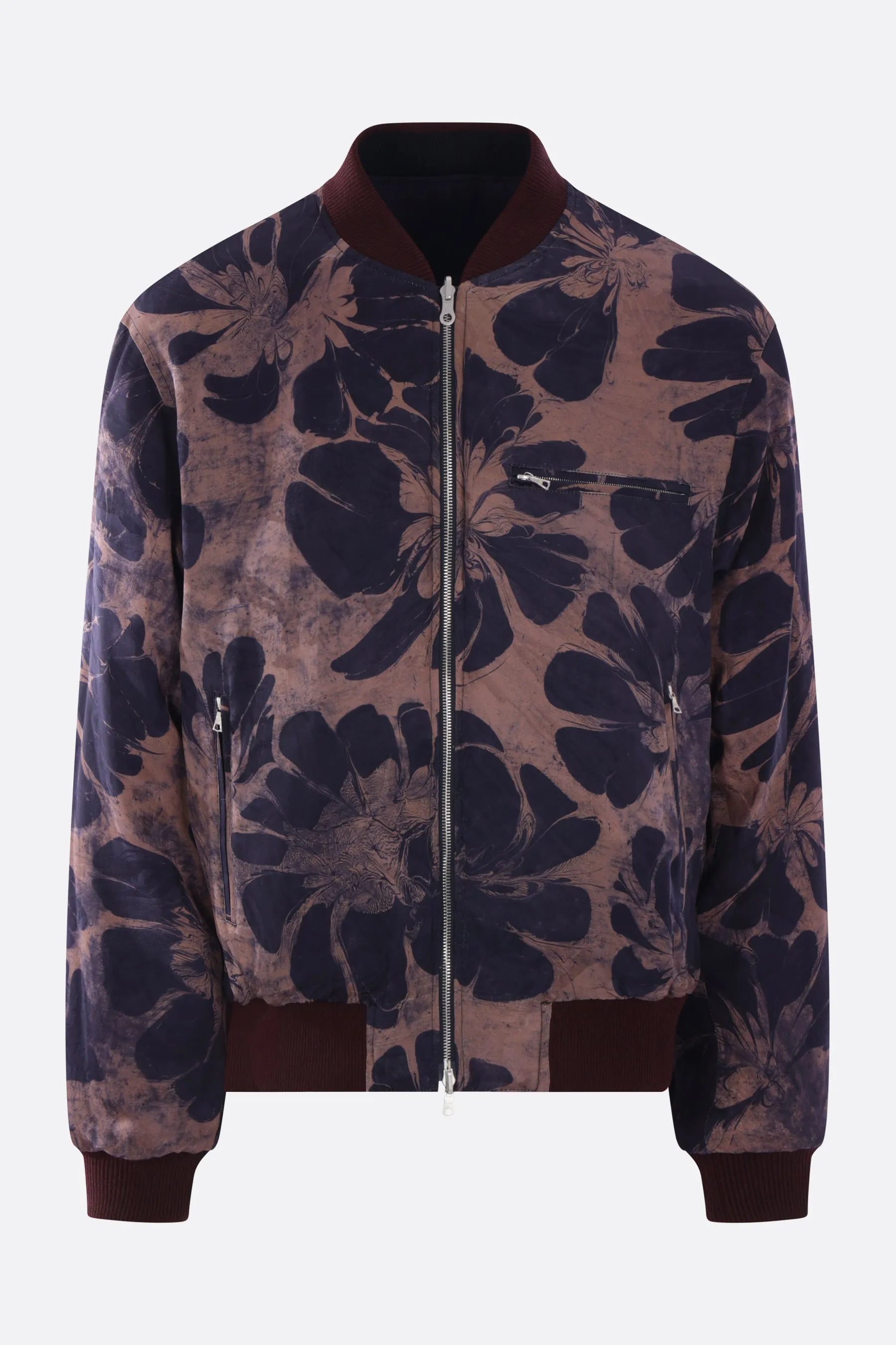 Volker reversible bomber jacket in twill