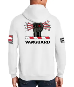 White Hoodie Sweatshirt. This sweatshirt IS approved for PT but cannot wear the hood.