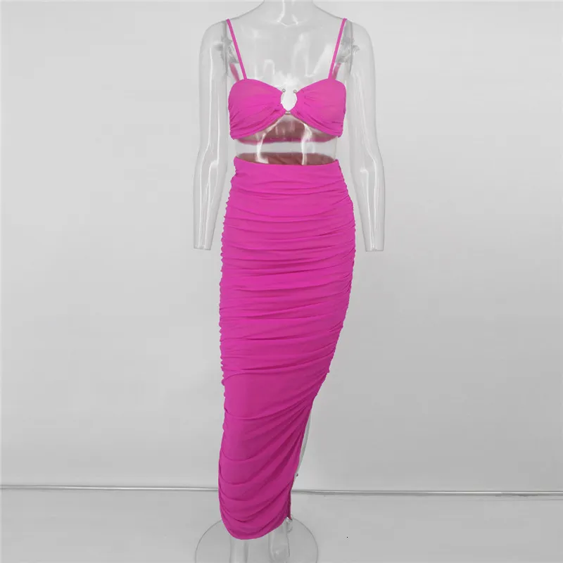 Women's Summer Sheath Lace Backless Two-Piece Dress