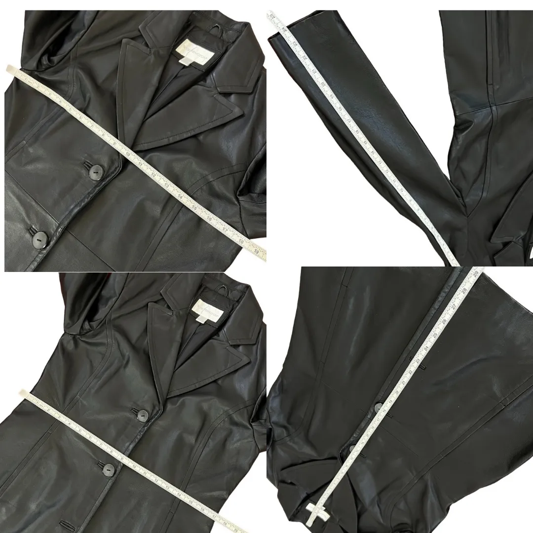 Worthington Black Soft Leather Jacket Small