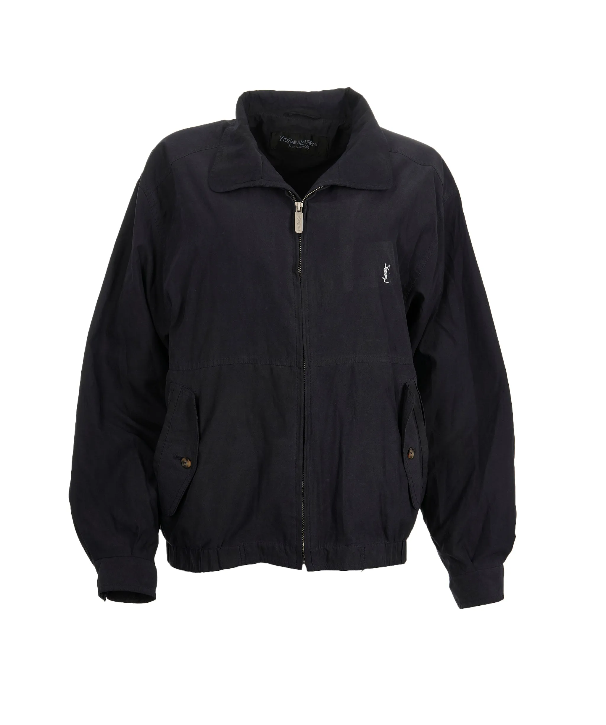 YSL Jacket Yves Saint Laurent Jacket 90s Vintage Bomber Style Harrington Size L( ASL9472